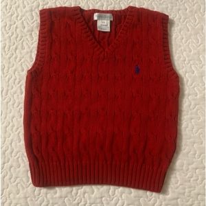 Ralph Lauren kids red vest